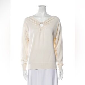 Sandro Wool V-Neck Sweater